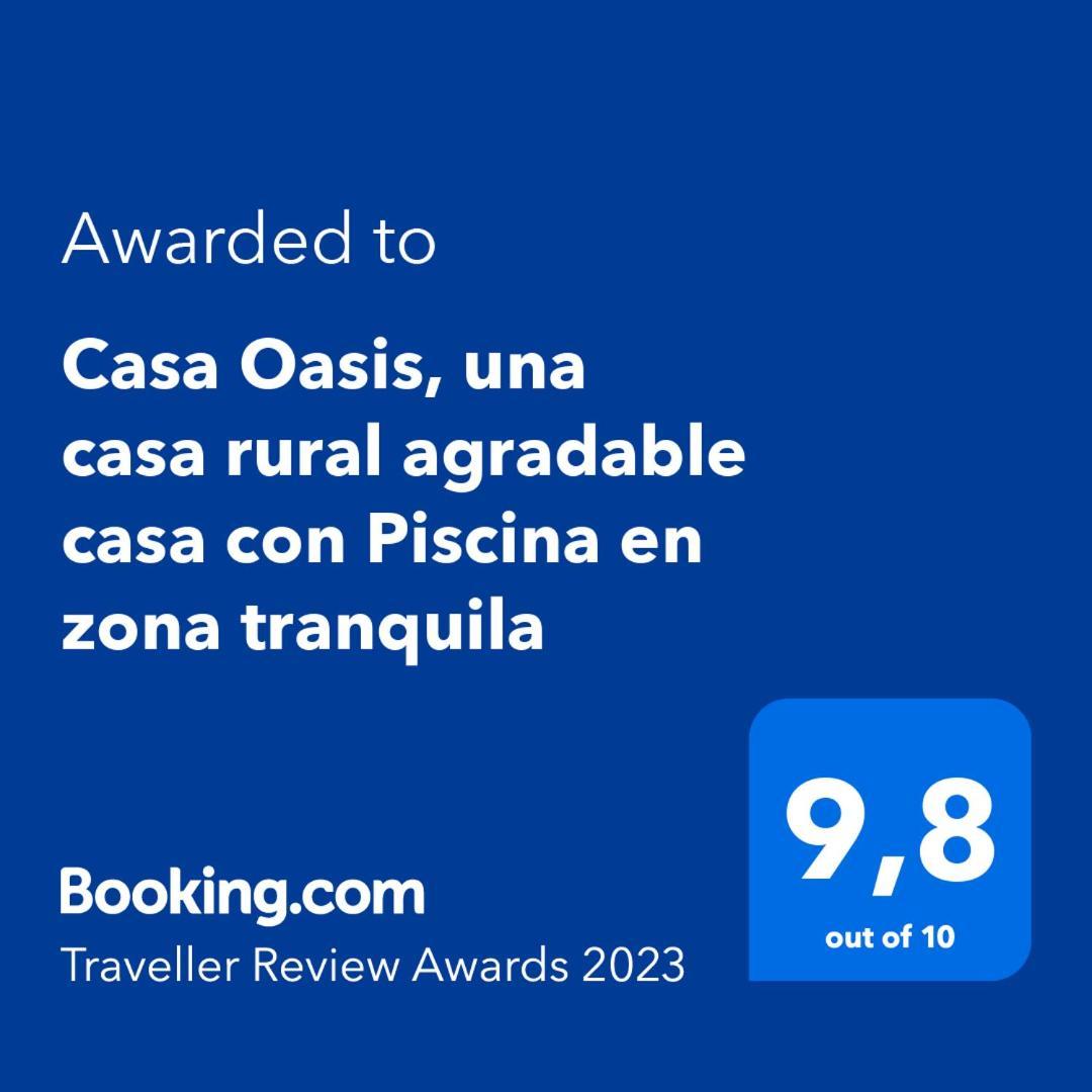 Casa Oasis Puertollano, Una Casa Rural En Puertollano, Agradable, Con Piscina En Zona Tranquila Extérieur photo